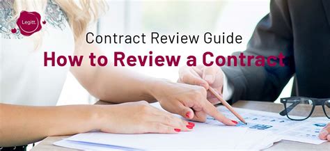 Contract Review Guide How To Review A Contract