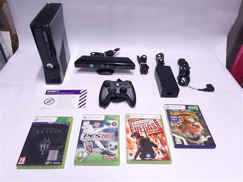 Xbox 360 S Console 250gb With Kinect Bundle Video Game Without Original Box Catawiki