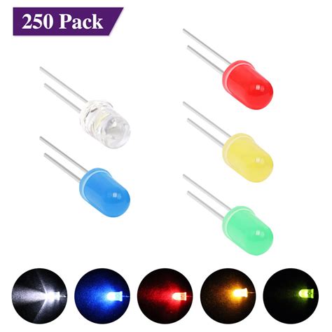 Excellence Quality Free Shipping EASY Returns LEDs Kit 250pcs 5mm LED