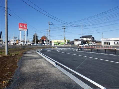 市道10181号線上町開通 常陸大宮市駅周辺整備事業