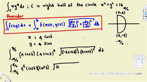 Line Integrals Evaluating A Line Integral Vector Calculus YouTube