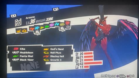 Persona Persona Royal Vasuki Persona Stats And Skills 47 OFF