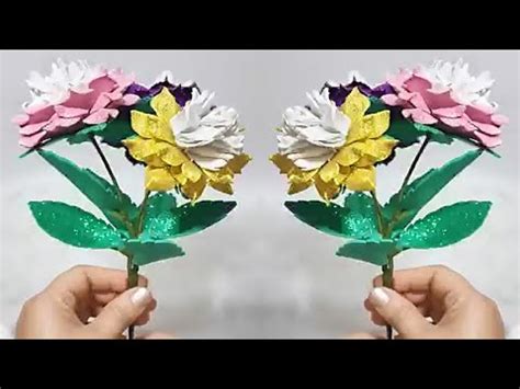 Hermosas Flores Para Decorar Tu Hogar Hechas Con Fomix YouTube