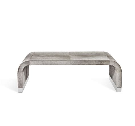 Interlude Hudson Hide Sled Coffee Table Wayfair