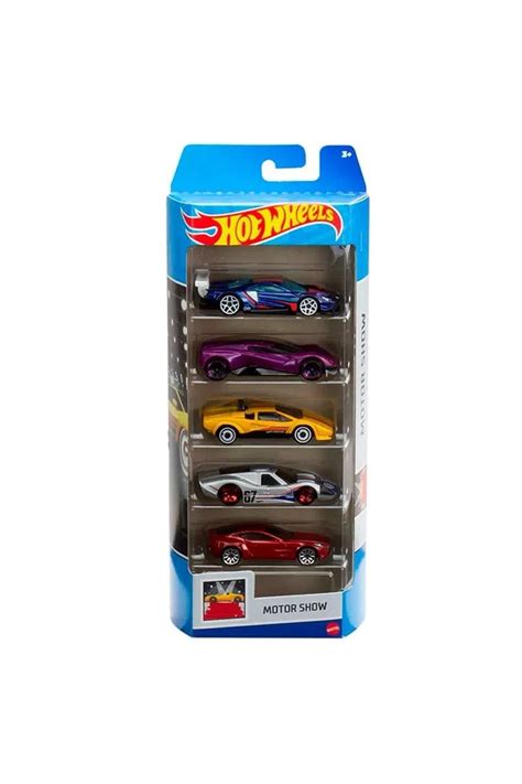 HOT WHEELS 1806 Beşli Araba Seti Motor Show Hly63 Fiyatı Yorumları