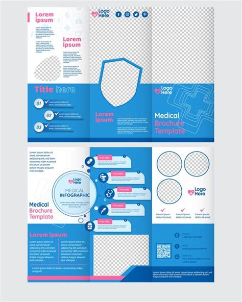 Premium Vector Vector Trifold Brochure Template