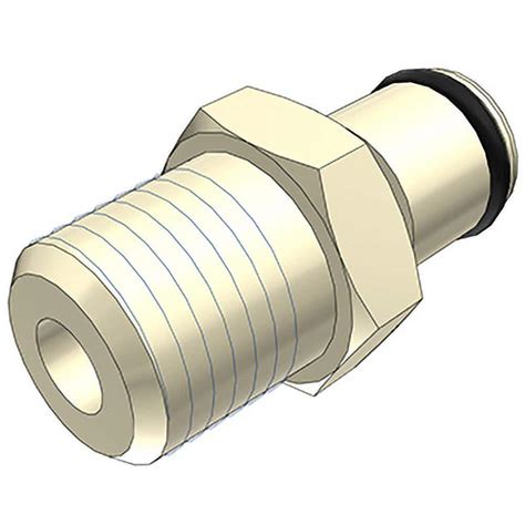 Cpc Colder Products 14 Nominal Flow 14 Npt Thread Male Inline Threaded Male Plug Msc