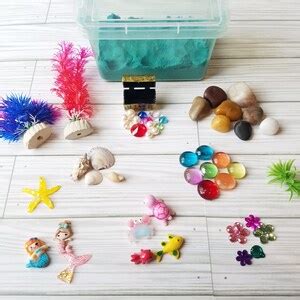 Kinetic Sand Sensory Kit, Mermaid Sea Mini Sand Play Kit, Mindfulness ...