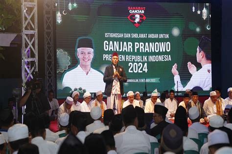 Relawan Dan Ulama Doakan Ganjar Jadi Presiden Di Acara Maulid Nabi