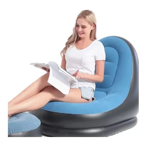 Sillon Sofa Inflable Port Til Plegable Con Reposapi S Viaje Meses Sin