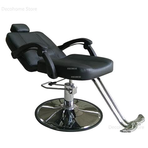 European Beauty Salon Reclining Barber Chairs Simple Salon Furniture