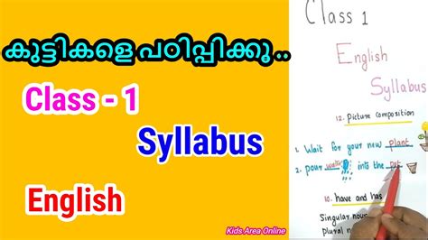 Class 1 Syllabus 1st Class Syllabus English Syllabus For Class 1 Class 1 Syllabus Cbse