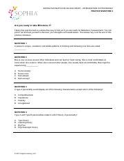 Unit Practice Milestone Pdf Sophia Pathways For Course Hero