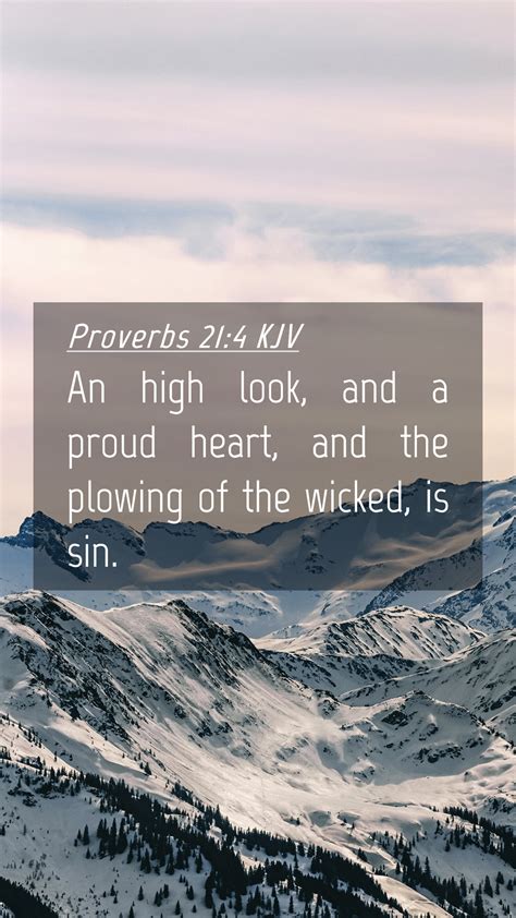 Proverbs Kjv Mobile Phone Wallpaper An High Look And A Proud