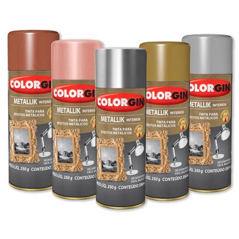 Tinta Spray Colorgin Metallik Interior Ml Kiaga