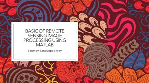 Basic Of Remote Sensing Image Processing Using Matlab Youtube