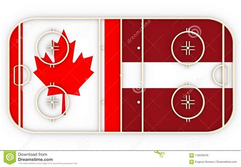 Canada vs Latvia stock illustration. Illustration of sport - 116230476