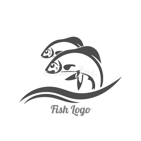 Logo Of A Fish Fishing Or Fish Restaurant Stock Vector Illustration