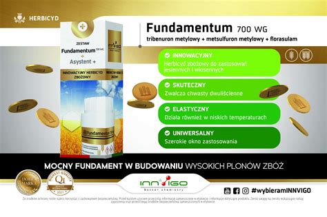 Fundamentum herbicyd do zwalczania chwastów dwuliściennych w zbożach