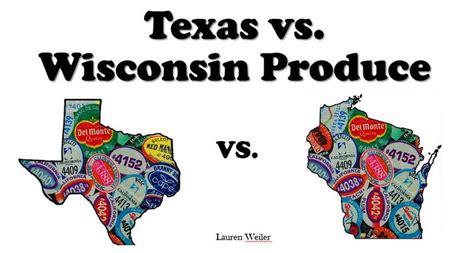 Texas vs. Wisconsin - GEOGRAPHY 368: TEXAS HILL COUNTRY