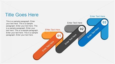 3 Animated Arrows Powerpoint Slide Slidemodel