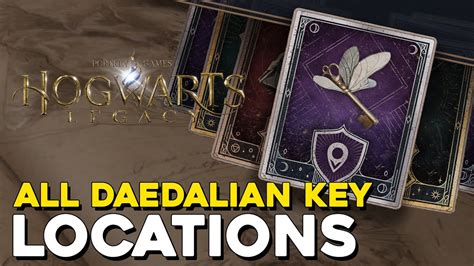 Hogwarts Legacy All Daedalian Key Locations (The Daedalian Keys Side ...