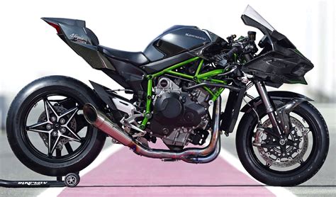 Kawasaki Ninja H R Track Bike In All Its Naked Glory Fast Bikes Cool