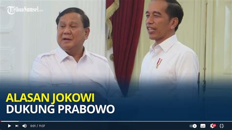 Terungkap Alasan Jokowi Dukung Prabowo Ketimbang Ganjar Mata Lokal