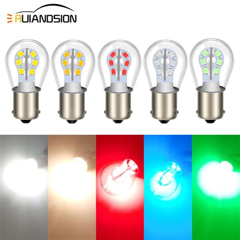 Ruiandsion LED 24smd 2835 12V 24V 48V 1156 BA15S P21W