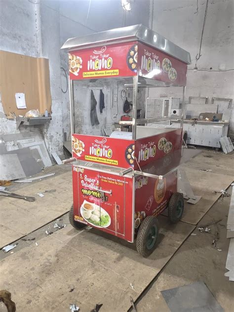 Stainless Steel Momos Food Cart Load Capacity 100 Kg At Rs 42000 In New Delhi