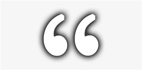 Quotation Marks Symbol White Png Transparent PNG 401x326 Free