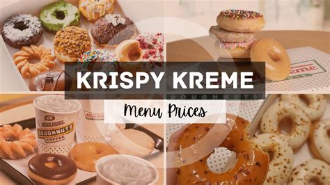 Krispy Kreme Menu Singapore And Updated Prices 2024