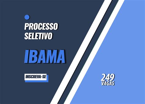 Processo Seletivo Do IBAMA Edital 004 2023