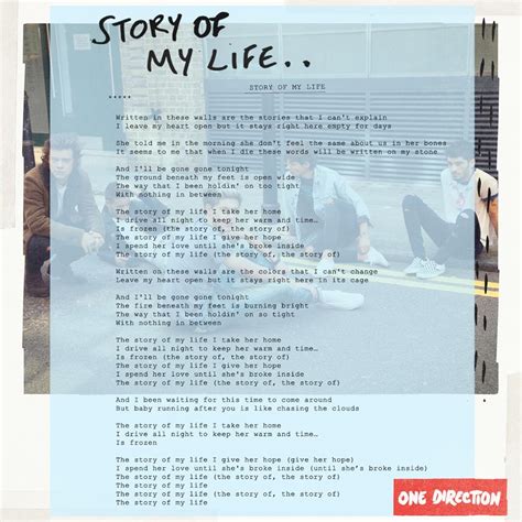 One Direction Story Of My Life Single Premiere • Mjsbigblog