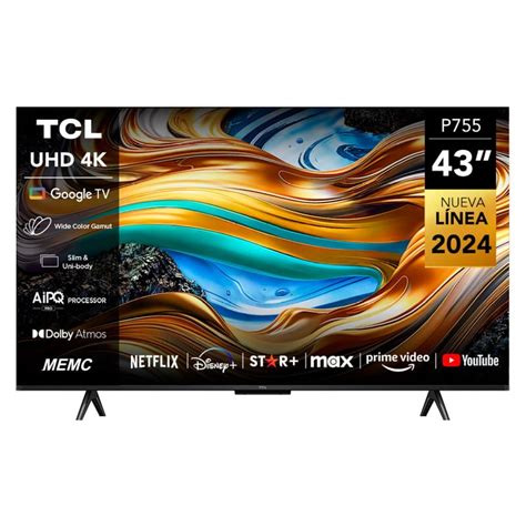 Tcl Led Smart Tv Uhd K P Google Tv Tcl Falabella