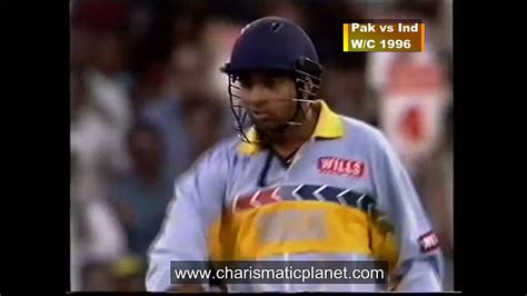 Waqar Younis Badly Beaten By Ajay Jadeja In 1996 World Cup Video