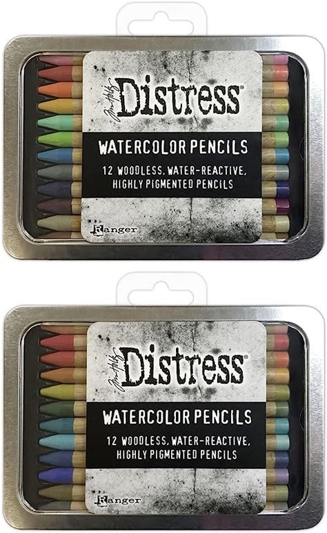 Amazon Tim Holtz Distress Watercolor Pencils Set And