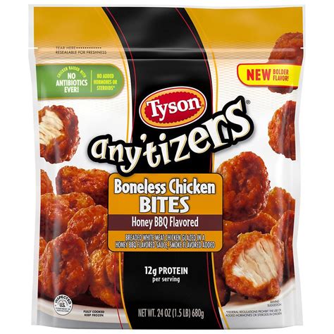 Tyson Any Tizers Boneless Chicken Bites Walgreens