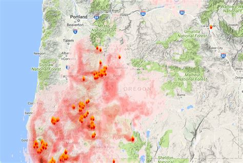 Oregon State Smoke Forecast for Sept. 2-4, 2017.