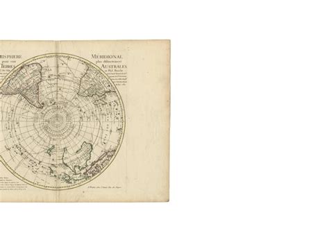 Antique Map Of The Southern Hemisphere By G De L Isle Circa 1783 For Sale At 1stdibs