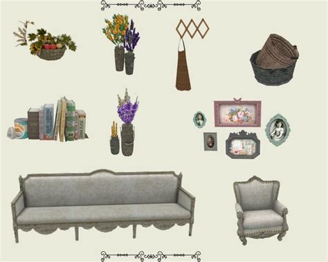 Country Charm Cc Set Lustrousims Sims 4 Decades Challenge Sims 4 Country Charm