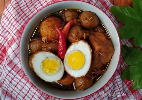 Resep Semur Telur Tahu Bakso Oleh Olive Bunda Qonita Cookpad