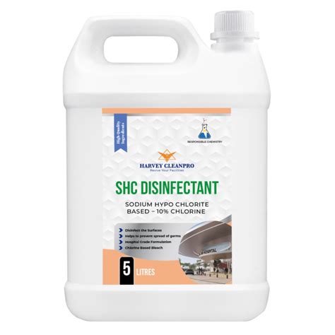 SHC Disinfectant Sodium Hypochlorite Based Harvey Cleanpro