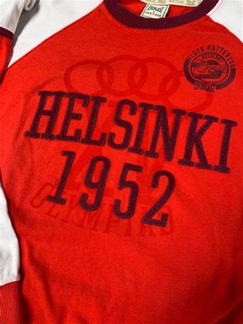 Vintage Helsinki 1952 Summer Olympics Long Sleeve Shi Gem