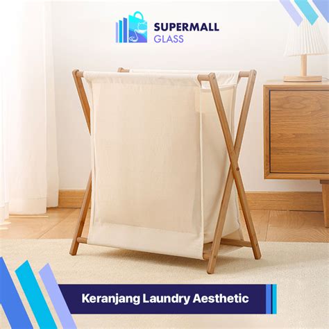 Jual Supermall Glass COD Tempat Cucian Keranjang Baju Kotor Laundry