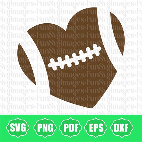 Football Heart SVG, Football Heart SVG, Football Svg,football Shirt ...