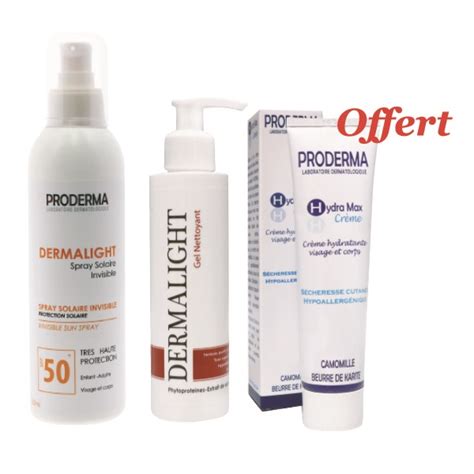 Proderma Dermalight Spray Solaire Invisible Avec Un Spf Ml Gel