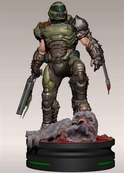 Rip And Tear New Doom Eternal Doom Slayer Modern Icons Statue