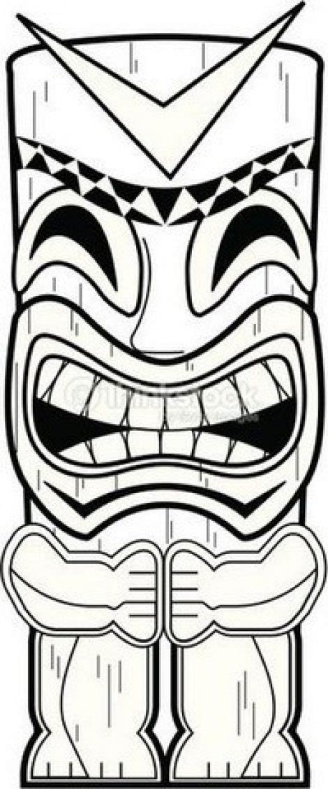 Tiki Mask Drawing At Getdrawings Free Download