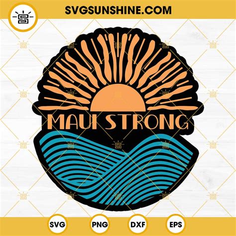 Maui Hawaii SVG Maui SVG Maui Strong SVG